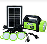 DAT DT-9036 Solar Güneş Panelli Powerbank Mp3 Radyo Bluetooth Işıldak El Feneri