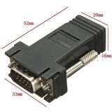 Rj45 Vga Ekleme Ek 30 Metre Uzatıcı Cat5/6 Monitör Extender - 2 Adet