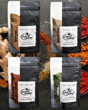 Klasik Lezzet Kutusu (Kimyon, karabiber, kırmızı biber, nane) 4'lü Set