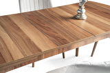 Milano Mdf Açılır Mutfak Masa 6 lı Sandalyeli Takım 75*130cm