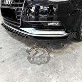 Audi A3 8P 2003-2007 Uyumlu Brabus Ön Lip 3 Parça Kanatlı Lip