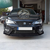 Seat Ibiza Mk4 2009-2017 Uyumlu Brabus Ön Lip 3 Parça Kanatlı Lip