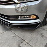 Vw Passat B8 Uyumlu Brabus Ön Lip 3 Parça Kanatlı Lip
