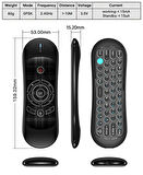 WECHİP R2 ŞARJLI/KLAVYELİ/AİR KUMANDA(TV BOX-ANDROİD TV-PC-PROJEKTÖR UYUMLU)