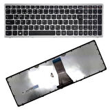 Lenovo Ideapad 80A3 z510 i5, i7 Notebook Klavye Tuş Takımı-Silver