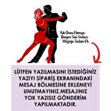 Veraart Işıklı Dans Eden Çift Temalı Tablo Amor Dekoratif Gece Lambası 100 cm
