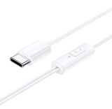 Baseus Type-C Girişli HD Mikrofonlu Stereo Kablolu Type-C Kulaklık İphone 15 15 Pro Max Kulaklık