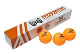 Avessa Mozuru Mzr006-Org ITTF Onaylı Turuncu Pinpon Topu 6lı