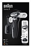 Braun Yeni Seri 7 N7200cc SmartCare AutoSense, 360° Flex Islak Kuru Kablosuz Tıraş Makinesi
