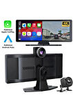 PREMİUM MB-250 10 İNÇ 4K CARPLAY VE ANDROİD UYUMLU YENİ NESİL ÖN - ARKA KAMERA