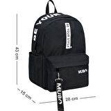 DZC KUZENLER AVM BEZ SIRT ÇANTASI UNISEX GÜNLÜK BÜYÜK BOY OKUL ÇANTA 