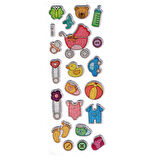 Sticker Kabartmalı Stiker Defter, Planlayıcı Sevimli Bebek ikonları(cb485) 16x7 cm