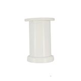 8 CM 50 LİK PLASTİK BEYAZ YUVARLAK AYAK ( 4ADET)
