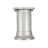 42 LIK 10 CM MAT KROM PLASTİK YUVARLAK AYAK ( 4 ADET )
