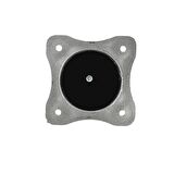 42 LIK 10 CM MAT KROM PLASTİK YUVARLAK AYAK ( 4 ADET )