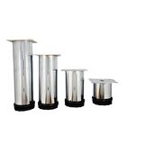 40 LIK 15 CM PARLAK KROM METAL YUVARLAK AYAK ( 4 ADET)