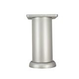 40 LIK 8 CM MAT KROM PLASTİK YUVARLAK AYAK ( 4 ADET )