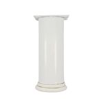 40 LIK 5 CM BEYAZ METAL YUVARLAK AYAK ( 4 ADET )