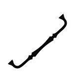 Vezir Siyah 160 mm Kulp ( 10 ADET )