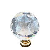 Kristal Sarı Ayak 40 mm Kulp ( 5 ADET )