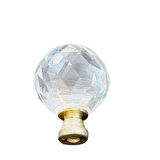 Kristal Sarı Ayak 40 mm Kulp ( 5 ADET )