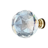 Kristal Sarı Ayak 40 mm Kulp ( 5 ADET )