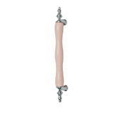 Vanni Porselen Pembe Krom Ayak 128 mm Kulp ( 5 ADET )