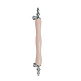 Vanni Porselen Pembe Krom Ayak 128 mm Kulp ( 5 ADET )