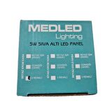 5 WATT LED SPOT TRAFOLU BEYAZ - GÜMÜŞ KASA ÇİFT RENK (BEYAZ IŞIK VE GÜN IŞIĞI)