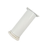 40 LIK 15 CM BEYAZ METAL YUVARLAK AYAK ( 4 ADET )