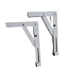 ŞEN METAL Mandallı Katlanabilir Masa Konsolu beyaz 30cm (1çift)