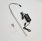 DOKUNMATİK 40 CM ALEMİNYUM GÜN IŞIGI LED ( LED+ADAPTÖR+MONTAJ APARAT)