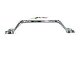 Miray 96 mm Metal KROM Kasa Beyaz  YAPRAK Desenli  / 5 ADET