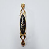 MİRAY 96 mm Metal Gold siyah desenli / 5 ADET