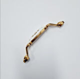 MİRAY 96 mm Metal Gold  porselen motif  desenli / 5 ADET