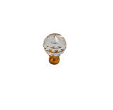 Kristal Tekli gold Ayak 10 mm Kulp / 6 ADET