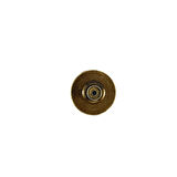 PORSELEN DÜĞME KULP METAL ANTİKSARI  SARI ÇİÇEK / 5 ADET