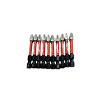Milwaukee Bits Yıldız Uç Vidalama Matkap Ucu Ph2 x 50mm -10 Adet