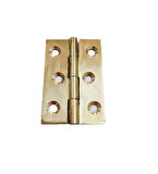 Pirinç Sabit Yaprak Menteşe 40x40x2 mm – 4 cm Dekoratif Menteşe / 5 adet