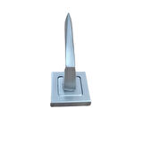 Armax Piramit  Rozetli Saten WC Kolu / 2 Takım