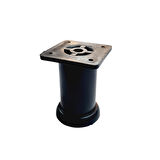 Plastik Ayak 40’lık 8 cm Siyah | Mobilya Ayak Seti - 4 Adet