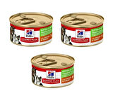 Hill's Kitten & Mother Tender Mousse Tavuk Ve Hindili Yavru ve Anne Kedi Yaş Maması 85 Gr X 3 Adet