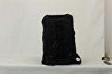 50 Litre Lazer Kesim Siyah Cordura Kumaş Sırt Çantası