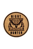 Baykuş Night Hunter- Deri Peç - Arma - Askeri Patch