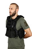 Siyah Özel Tasarım Komando Cordura Yırtılmaz Kumaş