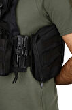 Siyah Özel Tasarım Komando Cordura Yırtılmaz Kumaş