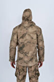 Combat Tactical Outdoor Kamuflaj Mont Su Rüzgar Geçirmez Erkek Softtjell Mont - 305