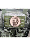 Börü Yazili - Deri Peç - Arma - Askeri Patch