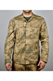 Uzun Kol Kamuflaj Gömlek Jandarma
