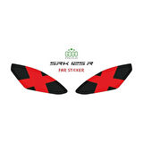 Gogo Far Sticker 005 X Kırmızı Rks Srk 125 R 2023-2025